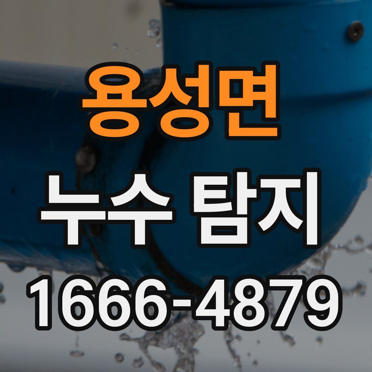 용성면 누수 탐지