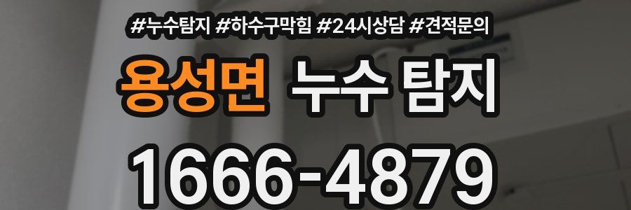 용성면 누수 탐지