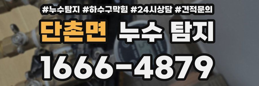 단촌면 누수 탐지