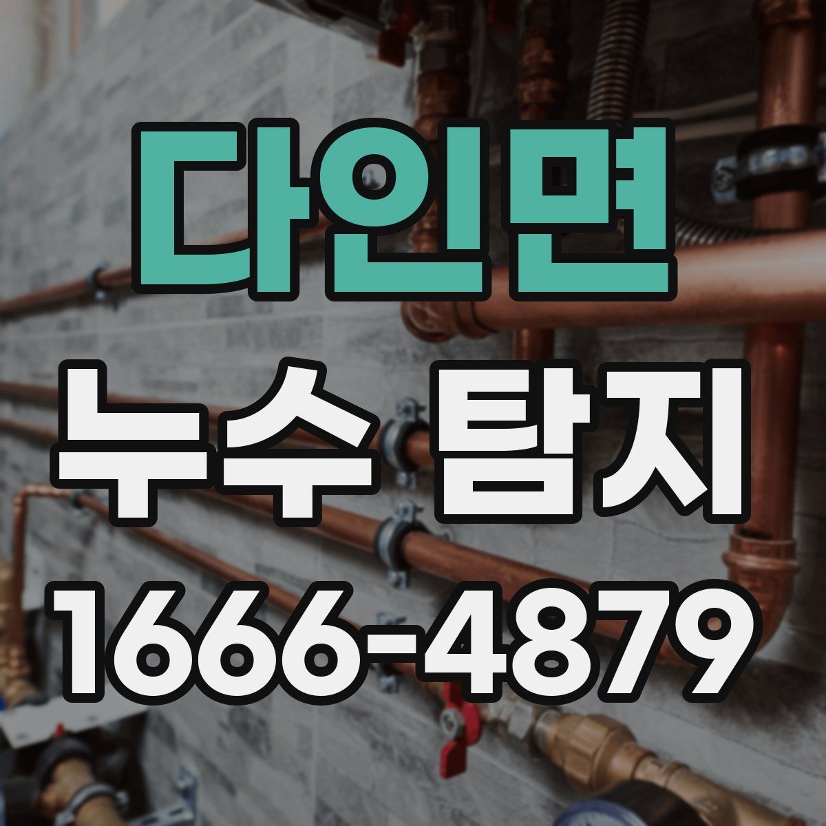 다인면 누수 탐지