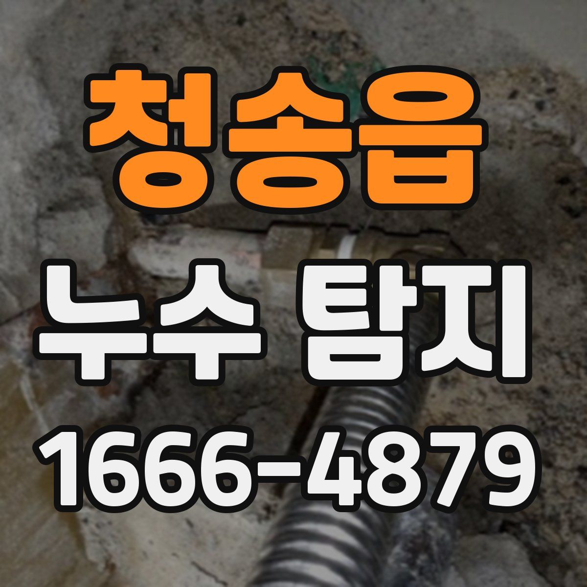청송읍 누수 탐지