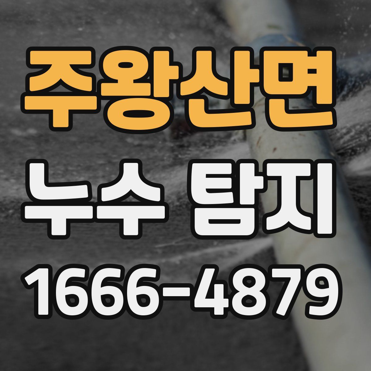 주왕산면 누수 탐지