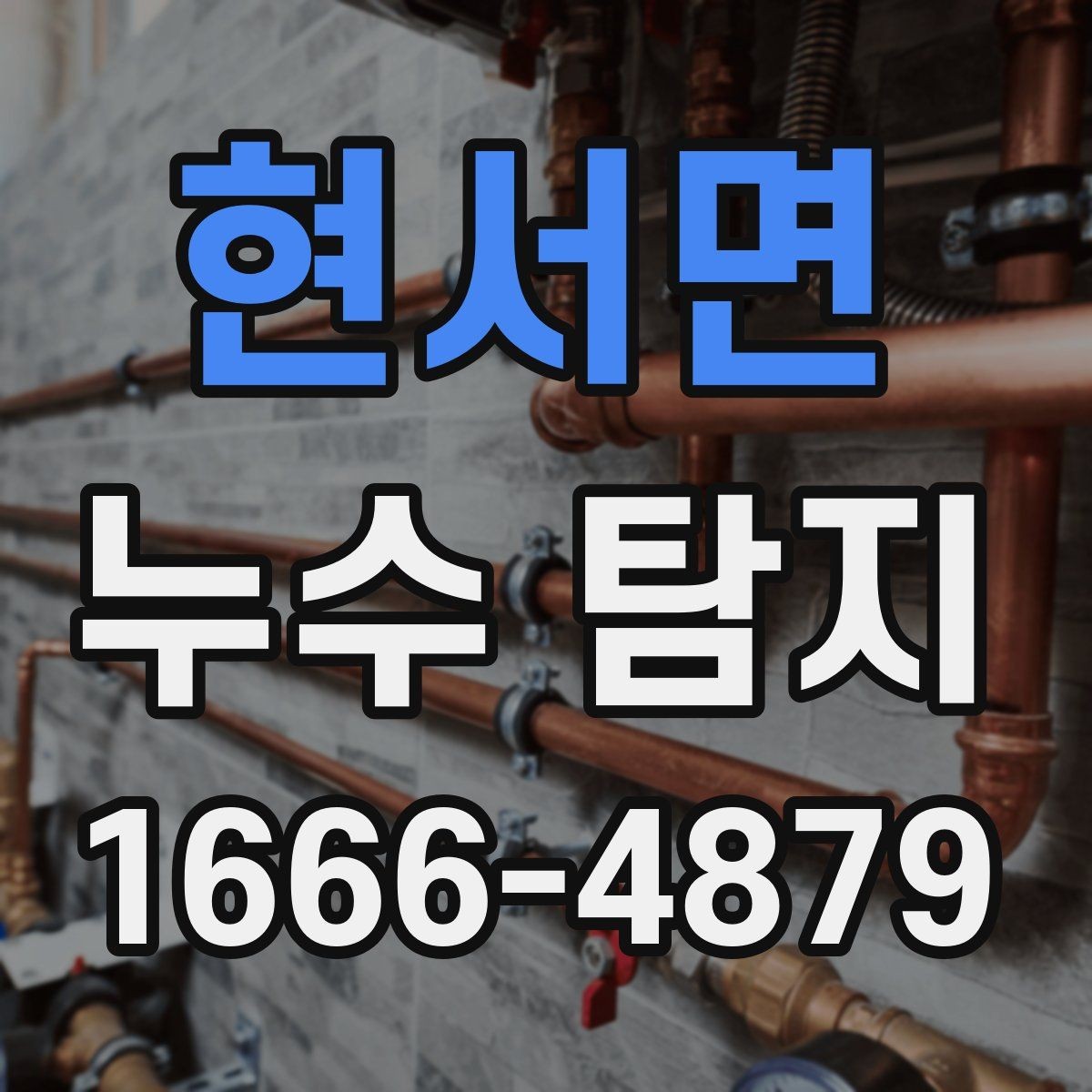 현서면 누수 탐지 예약 전에 비교할 사항