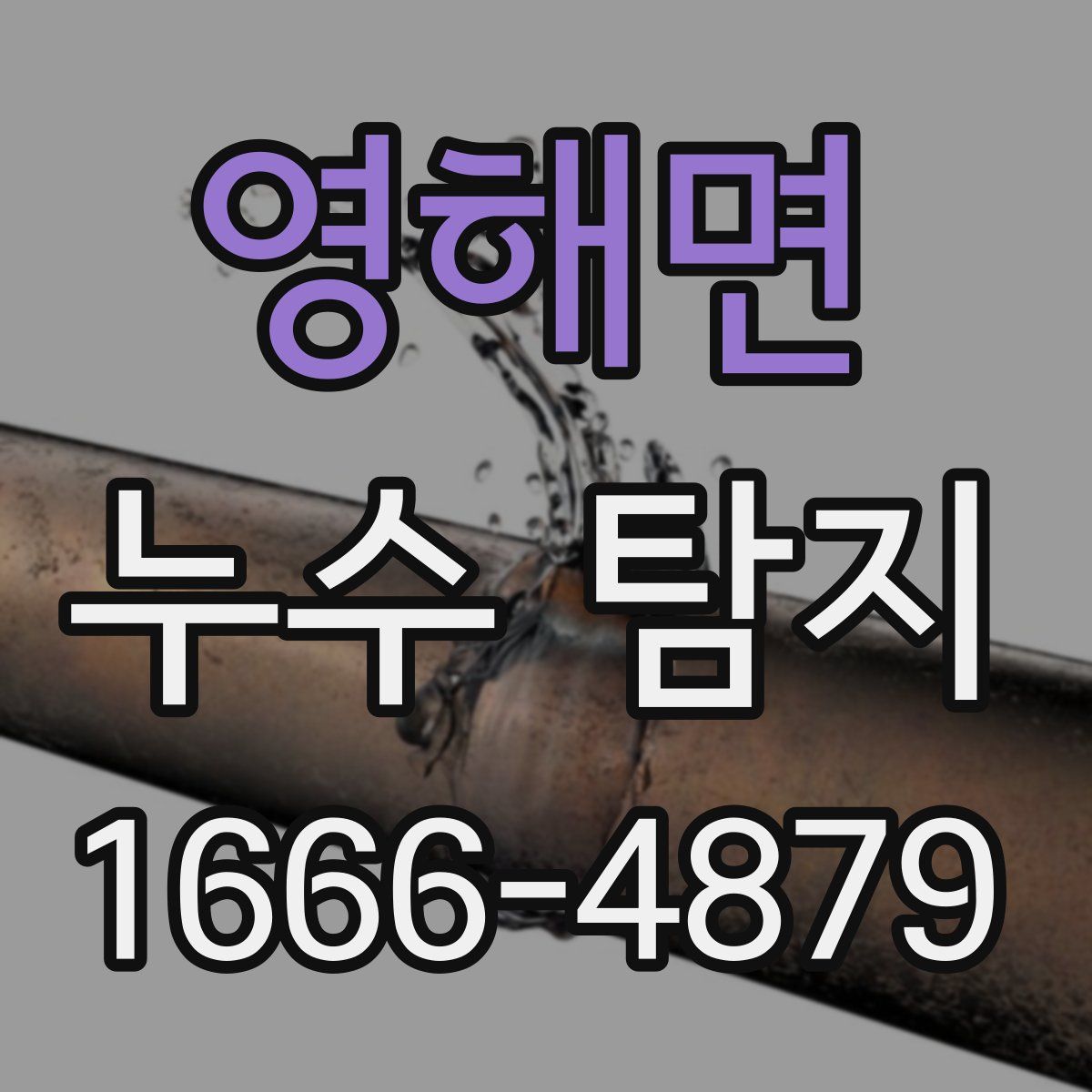 영해면 누수 탐지