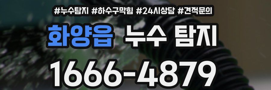 화양읍 누수 탐지