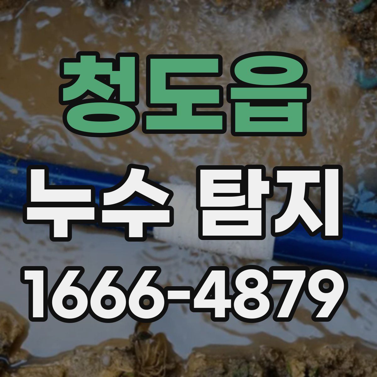 청도읍 누수 탐지