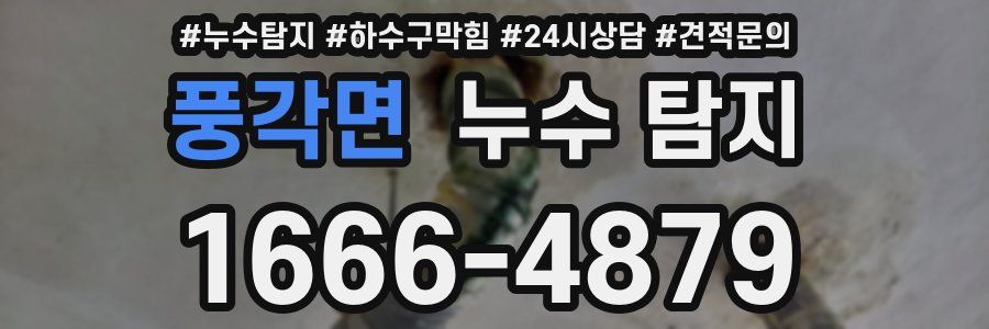 풍각면 누수 탐지