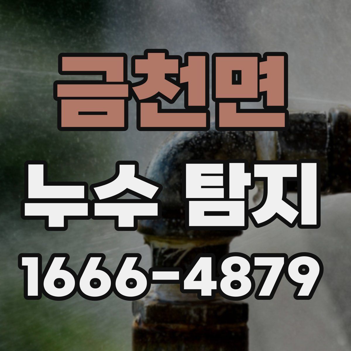 금천면 누수 탐지