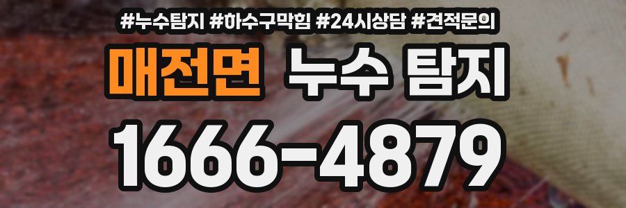 매전면 누수 탐지