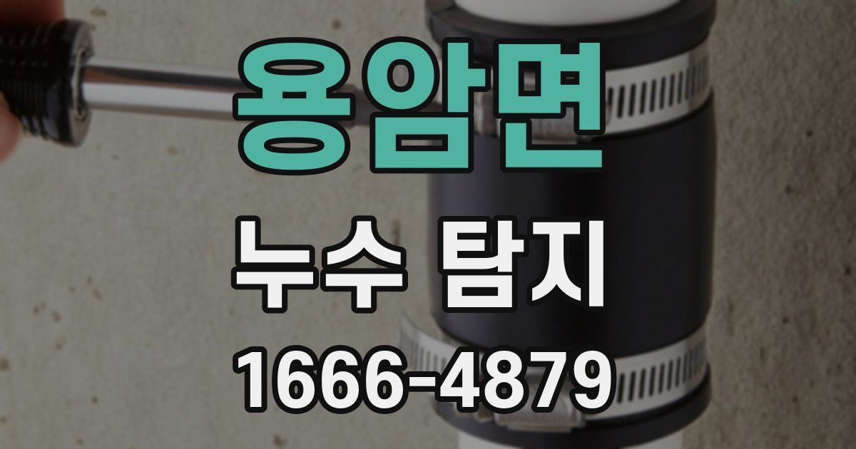 용암면 누수 탐지