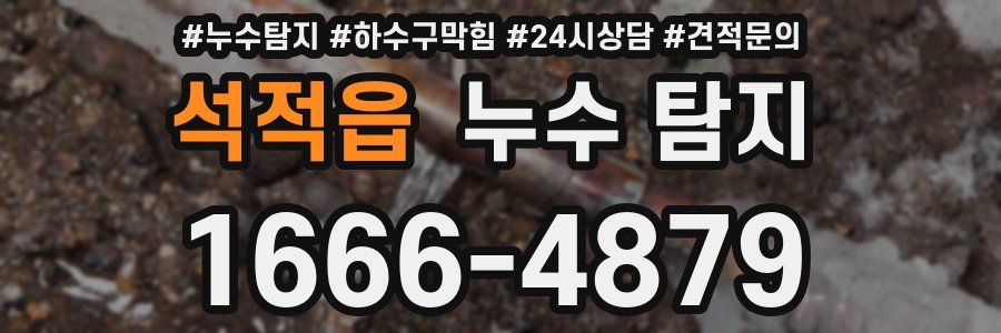석적읍 누수 탐지
