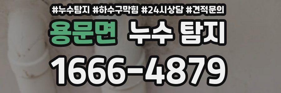 용문면 누수 탐지