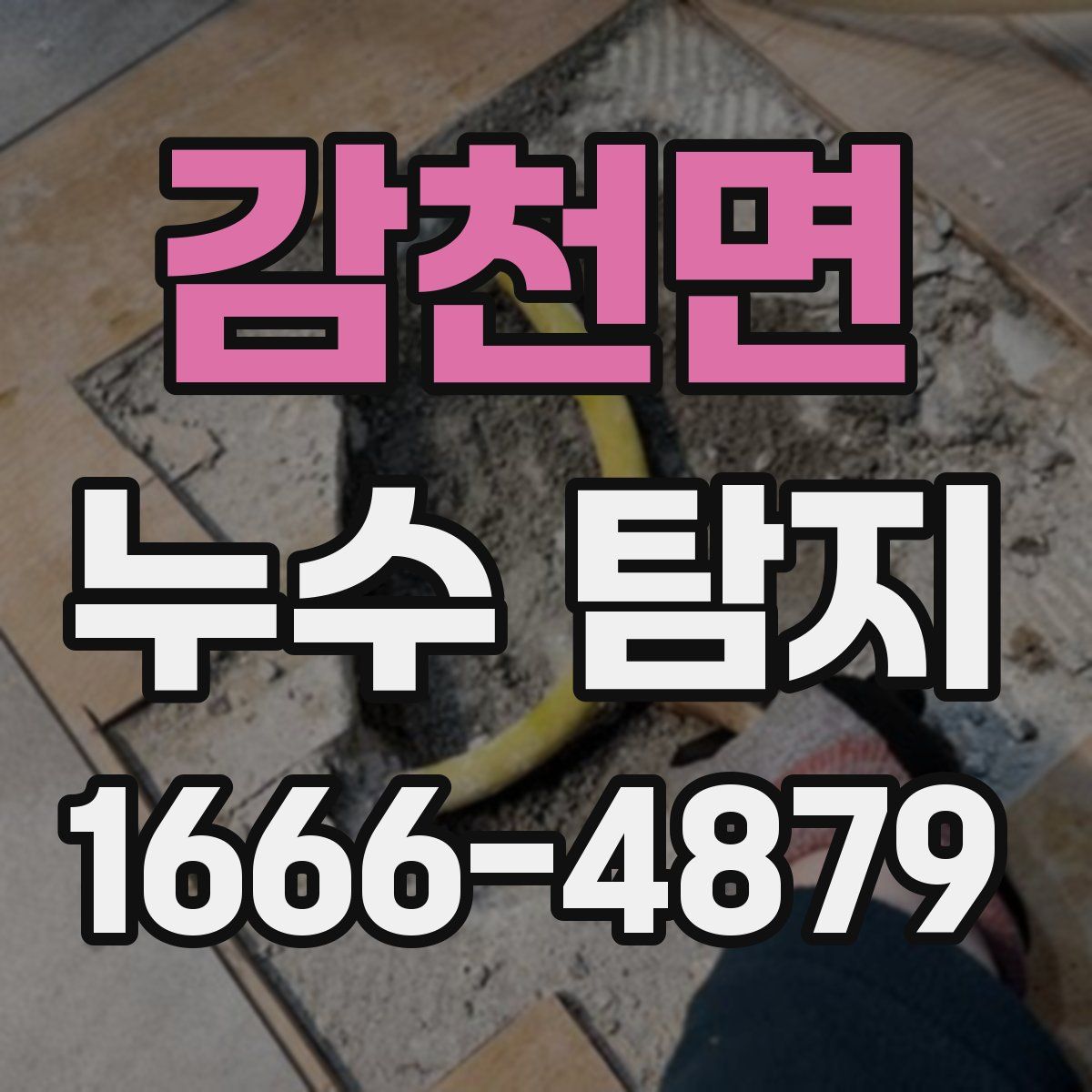 감천면 누수 탐지