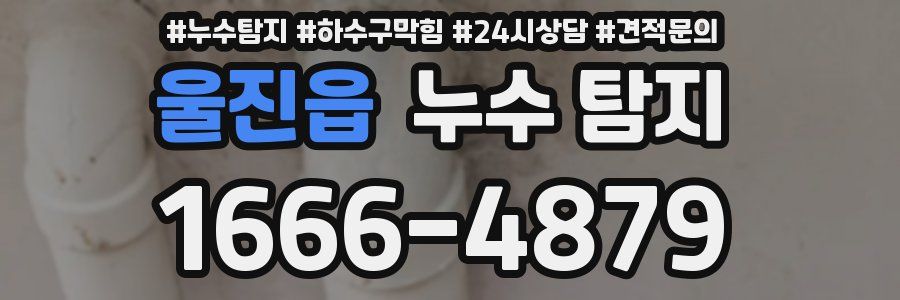 울진읍 누수 탐지