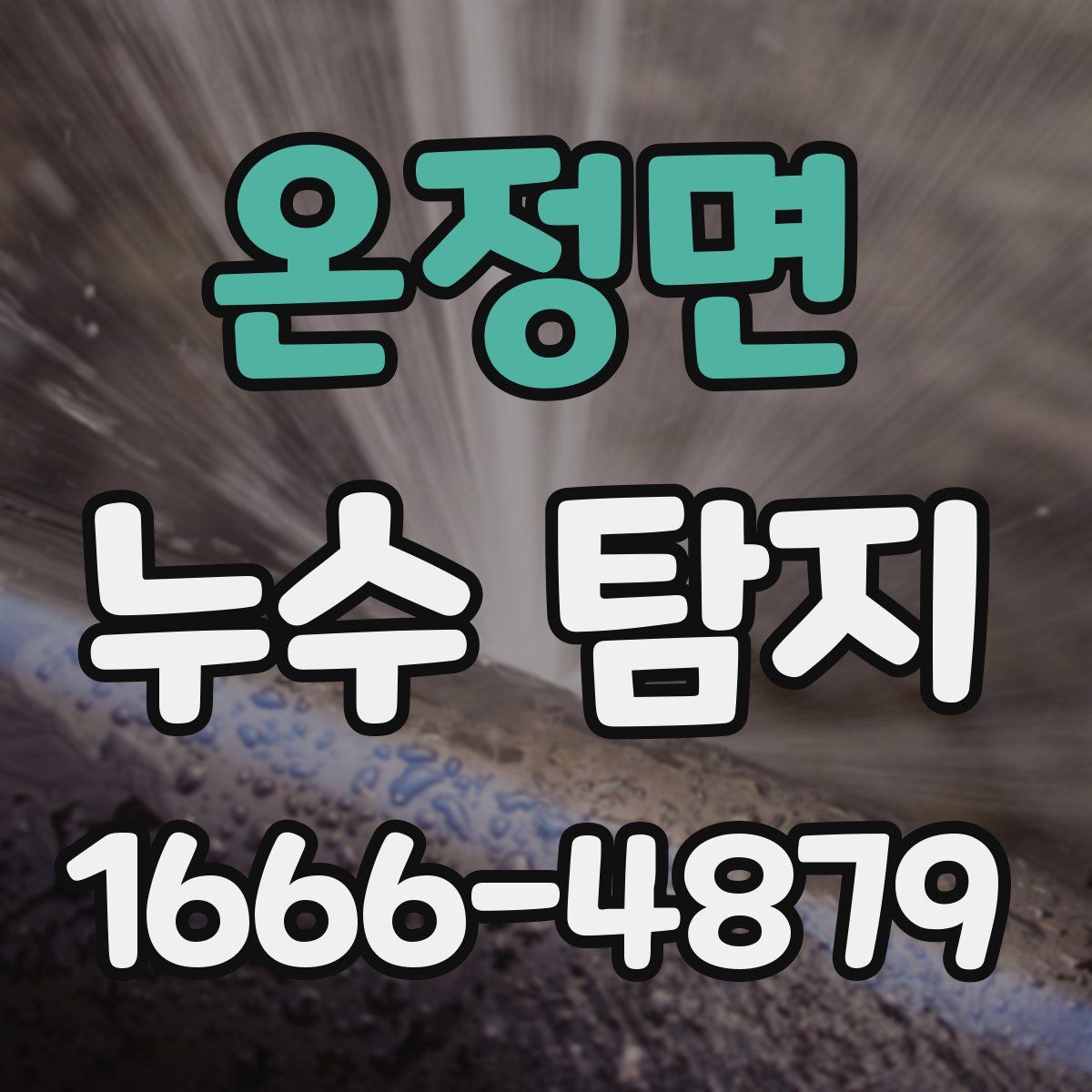 온정면 누수 탐지