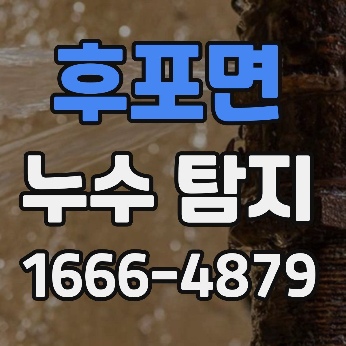 후포면 누수 탐지