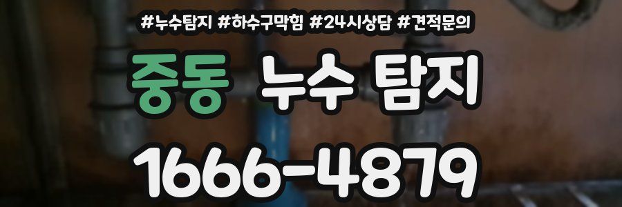 중동 누수 탐지