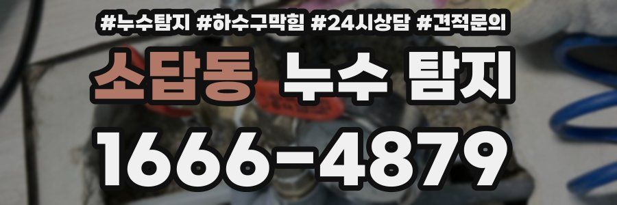 소답동 누수 탐지