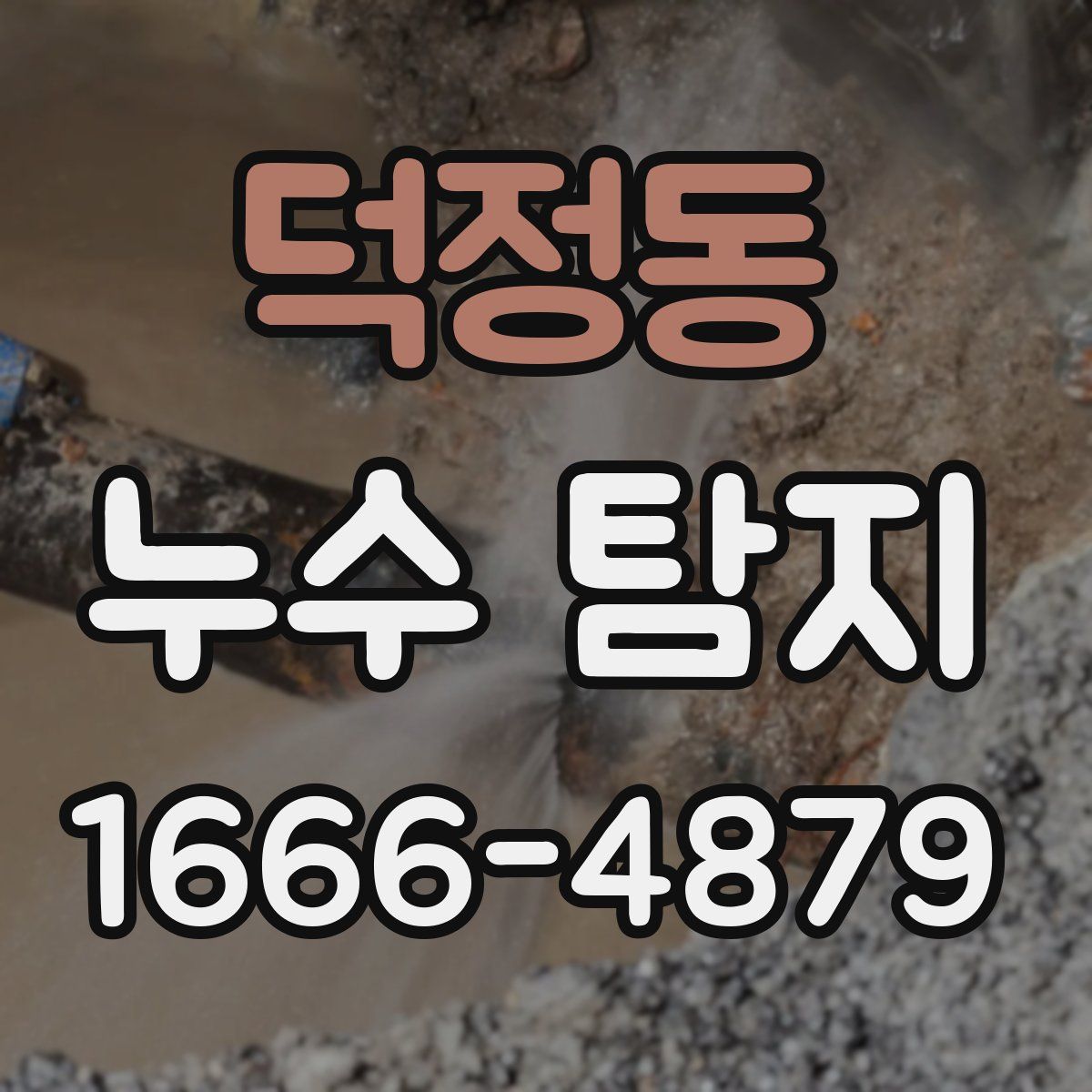 덕정동 누수 탐지