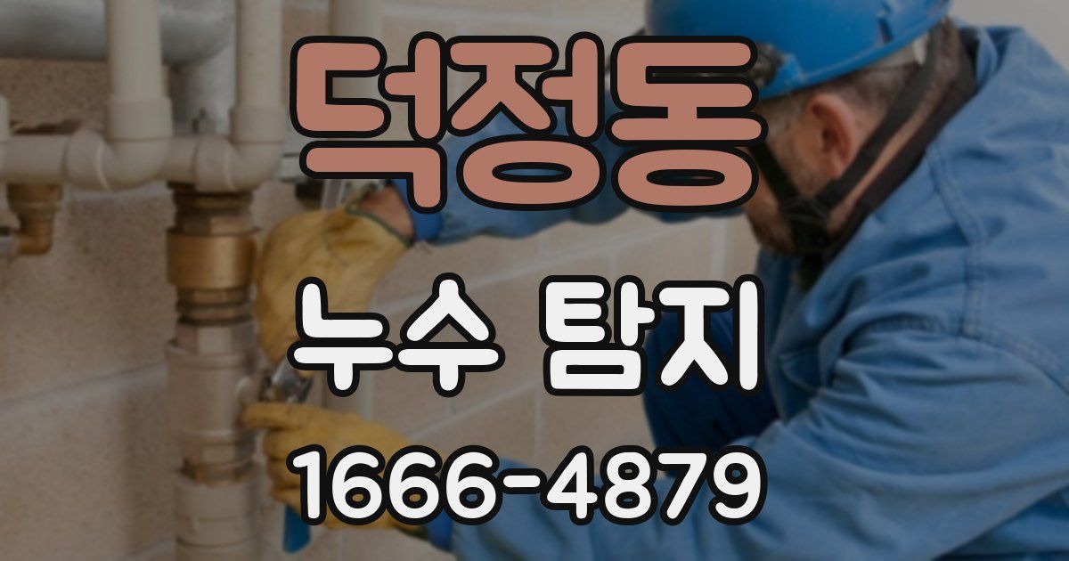덕정동 누수 탐지