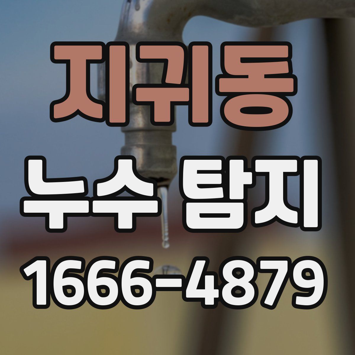 지귀동 누수 탐지