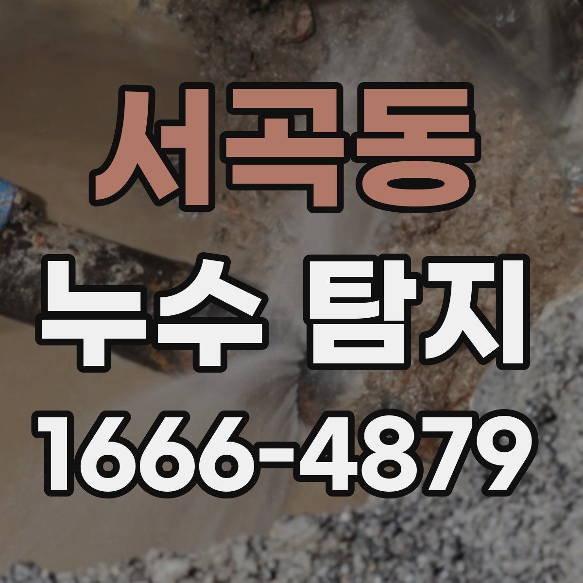 서곡동 누수 탐지