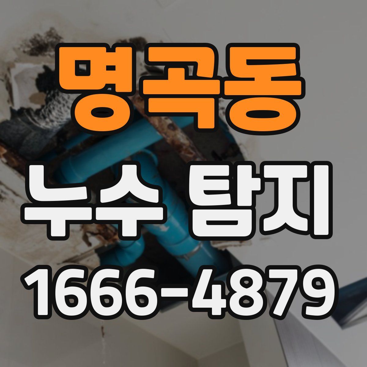 명곡동 누수 탐지