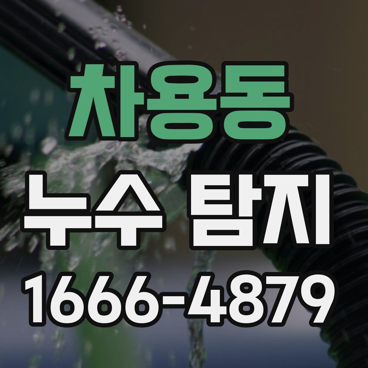 차용동 누수 탐지