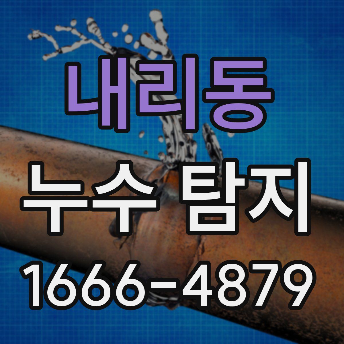 내리동 누수 탐지