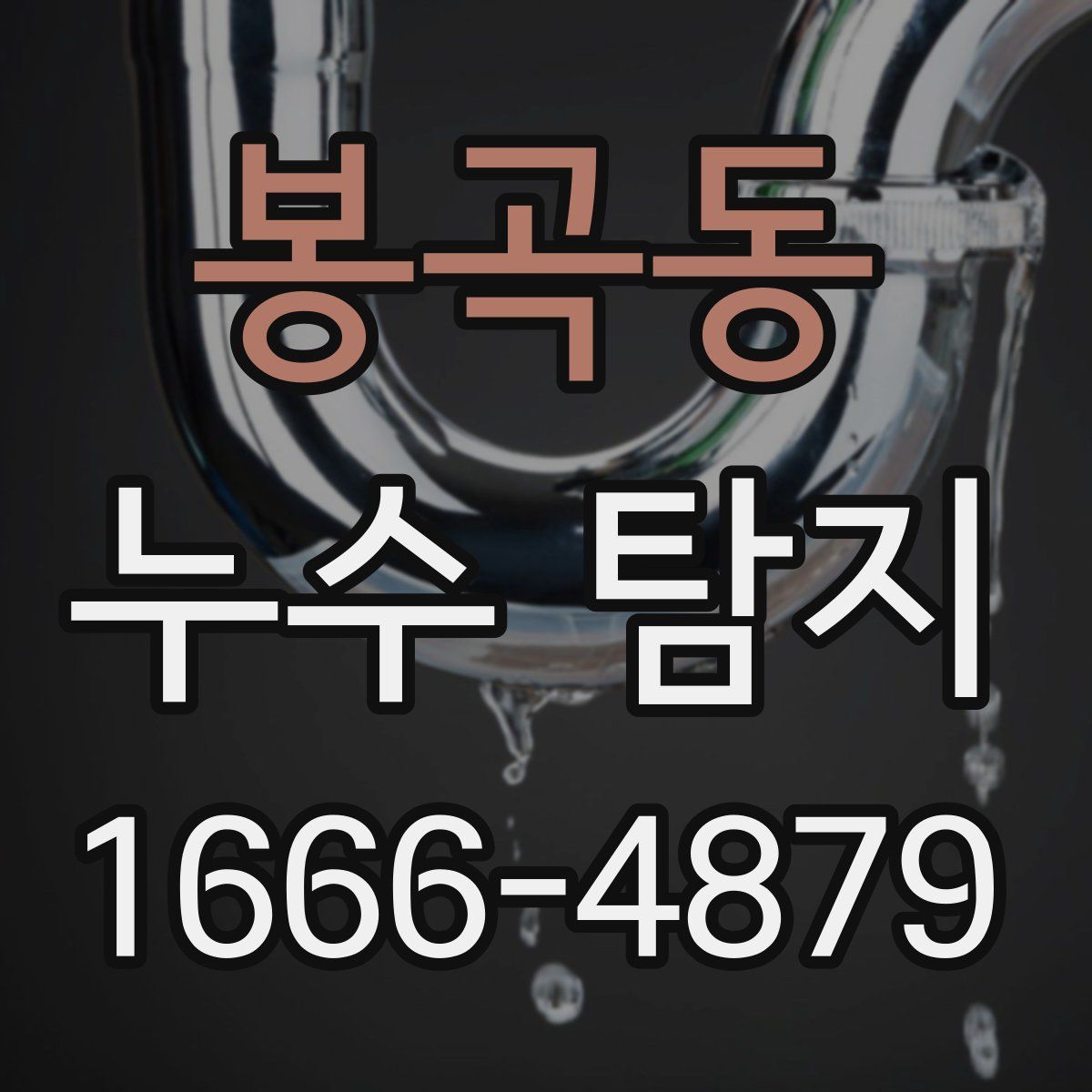 봉곡동 누수 탐지