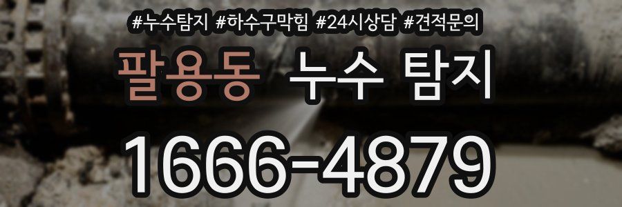 팔용동 누수 탐지