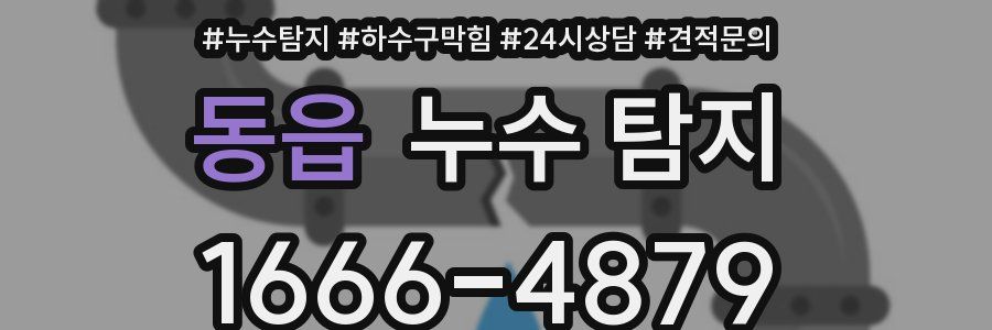 동읍 누수 탐지