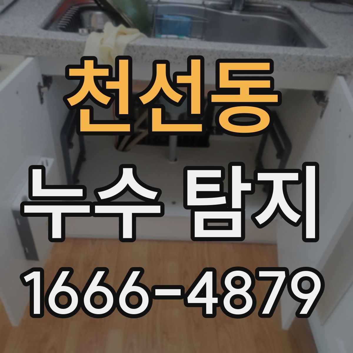 천선동 누수 탐지