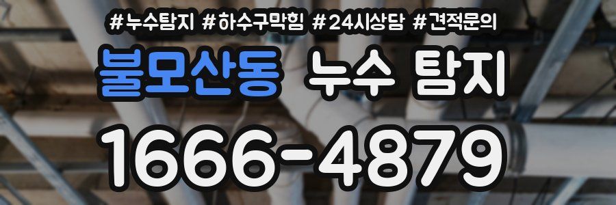 불모산동 누수 탐지