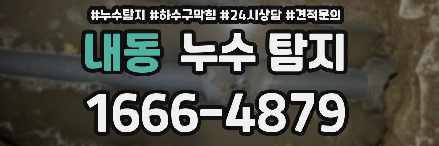 내동 누수 탐지