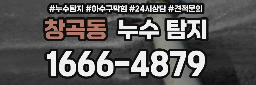 창곡동 누수 탐지