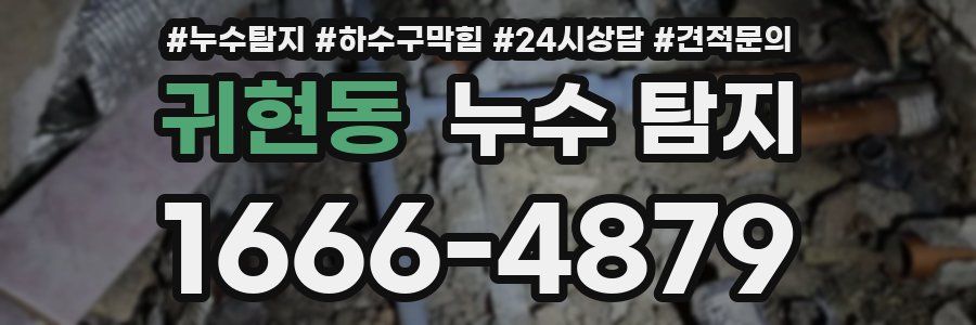 귀현동 누수 탐지