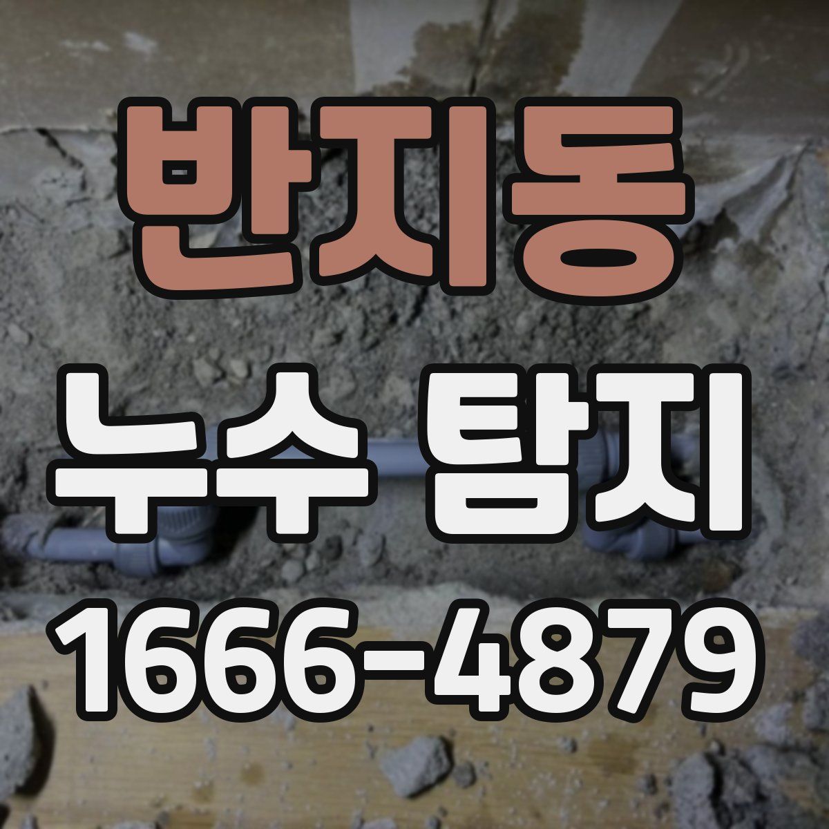 반지동 누수 탐지