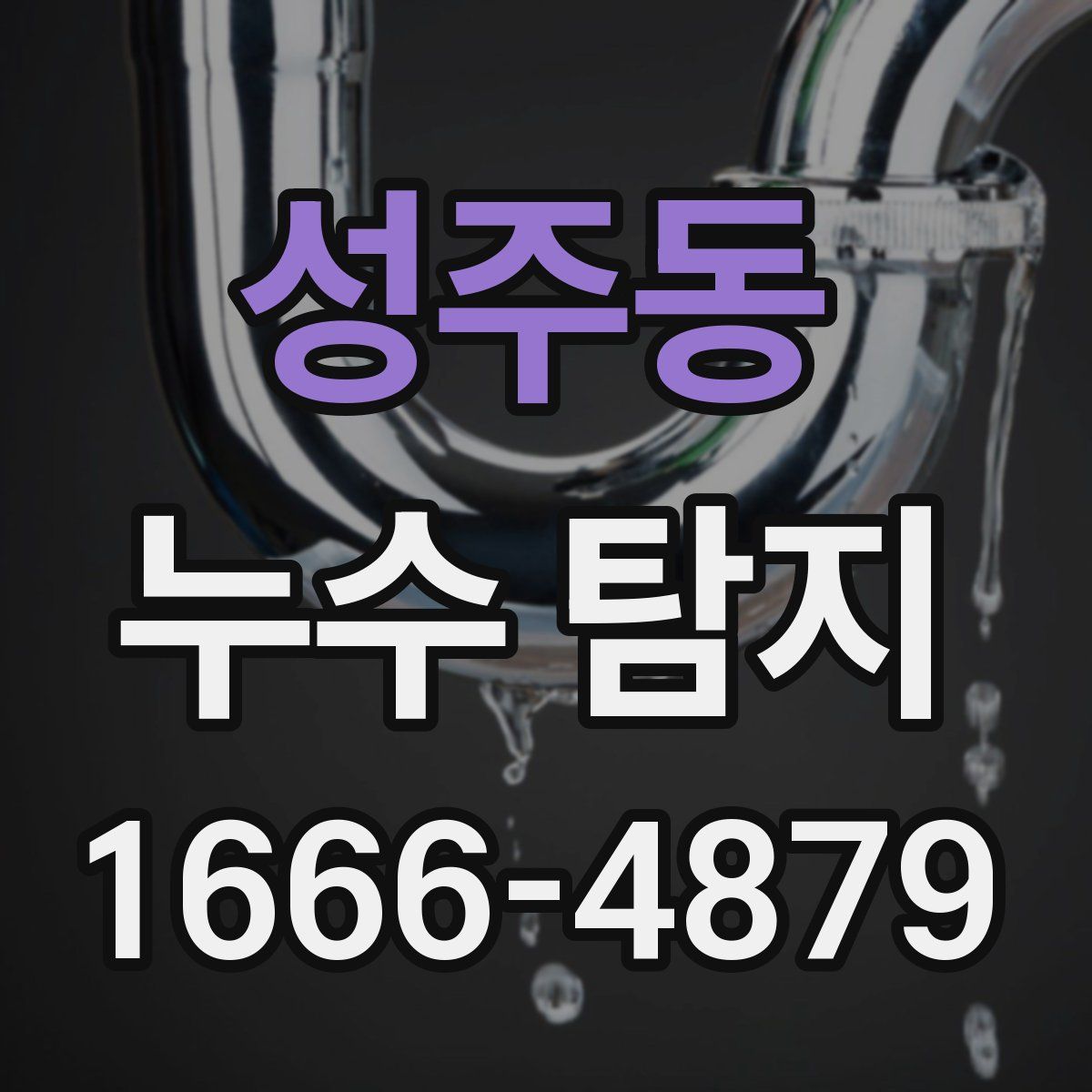 성주동 누수 탐지