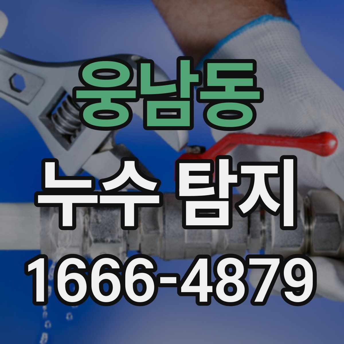웅남동 누수 탐지