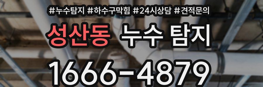 성산동 누수 탐지