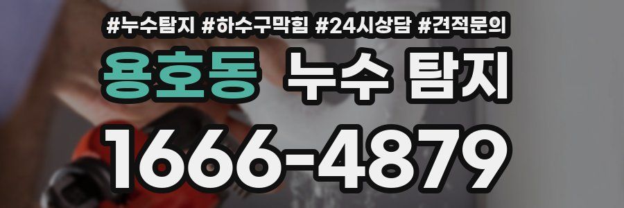 용호동 누수 탐지