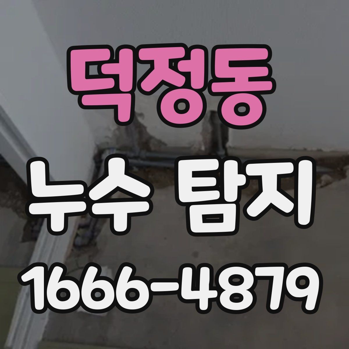 덕정동 누수 탐지 사례로 보는 원인별 특징