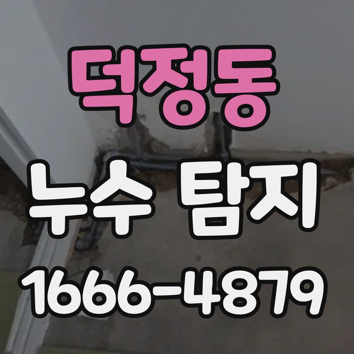 덕정동 누수 탐지