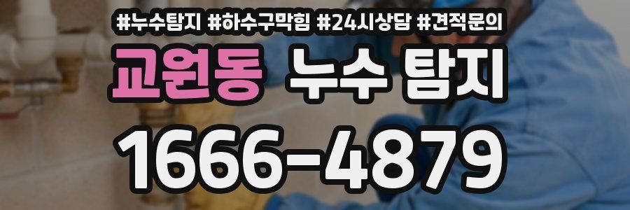 교원동 누수 탐지