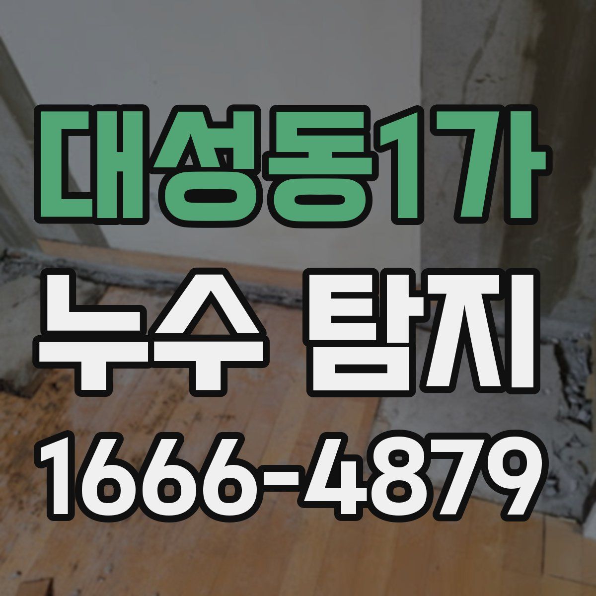대성동1가 누수 탐지