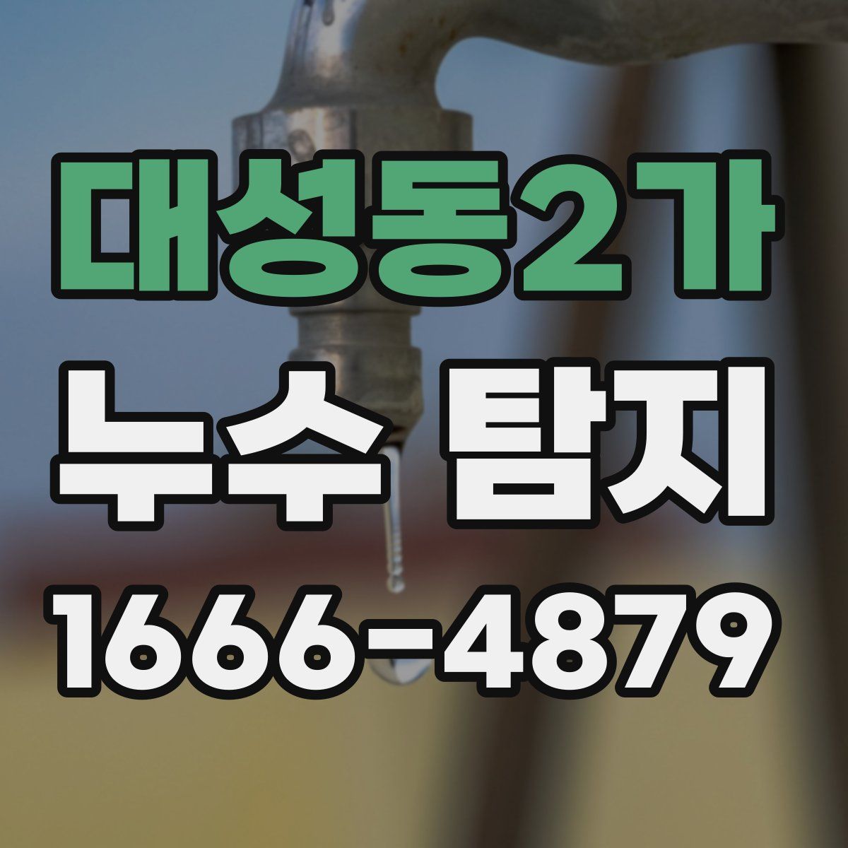 대성동2가 누수 탐지