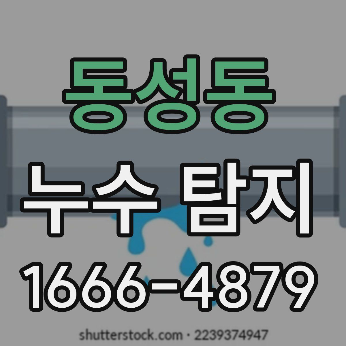 동성동 누수 탐지