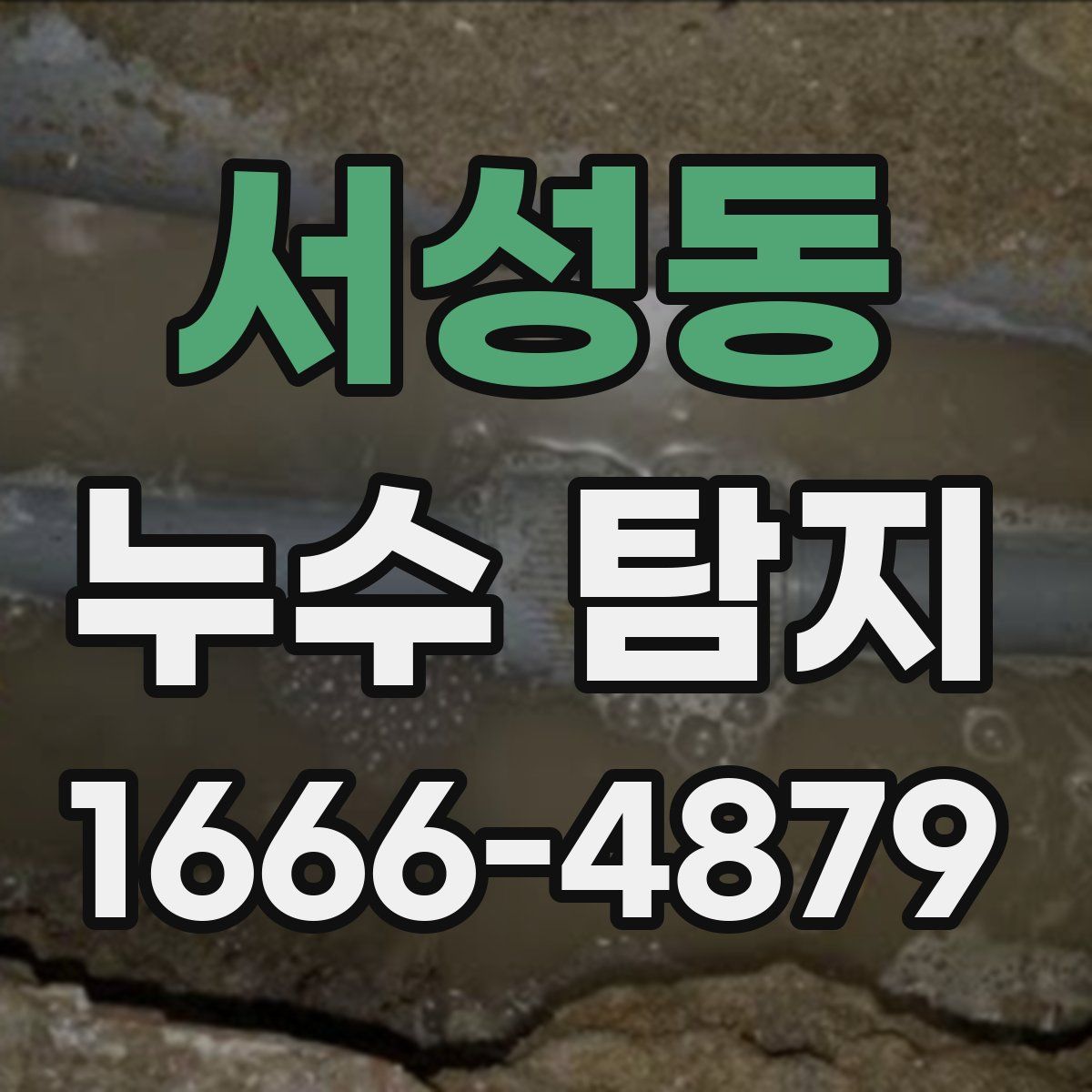 서성동 누수 탐지