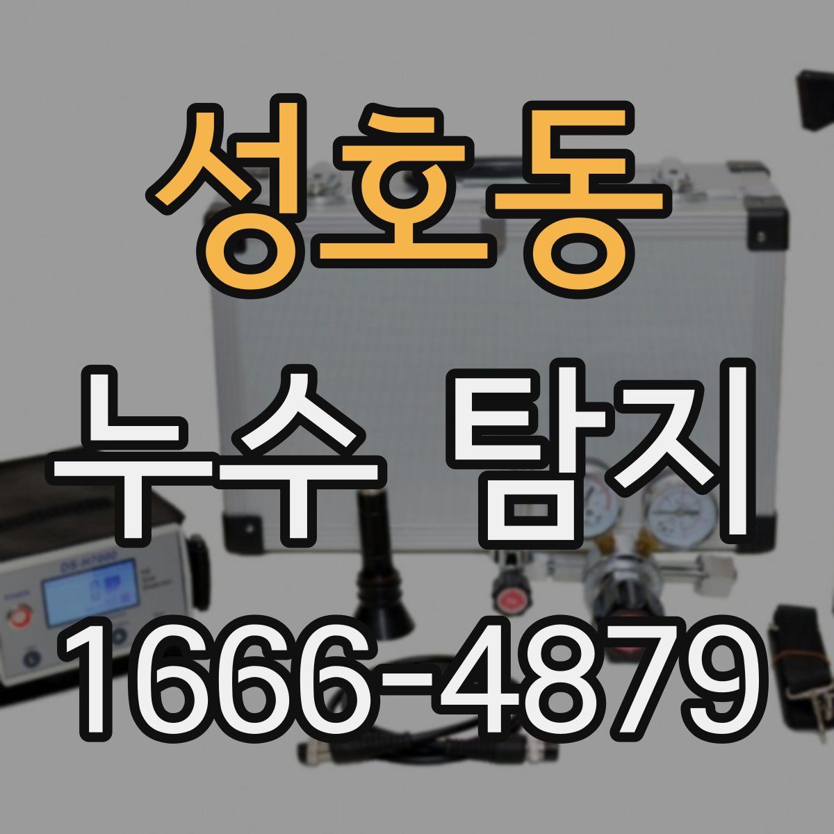 성호동 누수 탐지
